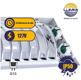 Luminario LED gabinete con rejilla (GRILL)