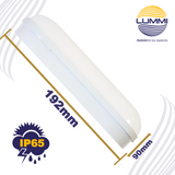 ARBOTANTE LED OVALADO BLANCO (AR15LED/BL)