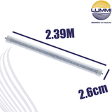 Lámpara tubo T8 LED 36W Slim, Paq 5pzs (T8SMD240CFA8/LD)
