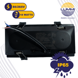 Luminaria LED empotrable con distribución telescópica de 18W (1418)