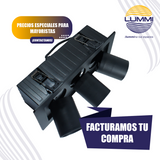 Luminaria LED empotrable con distribución telescópica de 18W (1418)