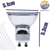 FOCO HALOGENO C/C 127V. 50W. GU10 (GU1050C)