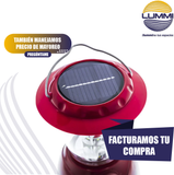 Linterna LED para camping Solar recargable (LTLED2)