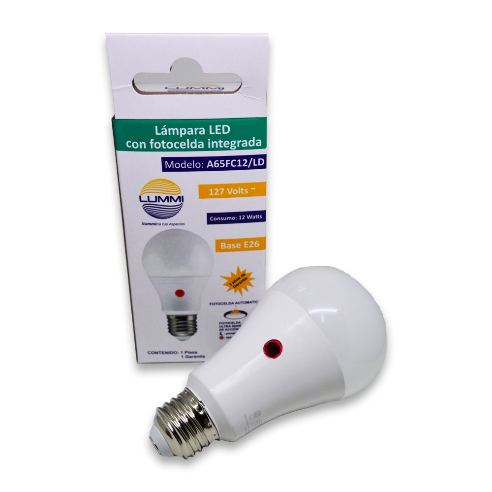 Lámpara tipo bombilla LED de 12W (A65FC12/LD) – Lummi