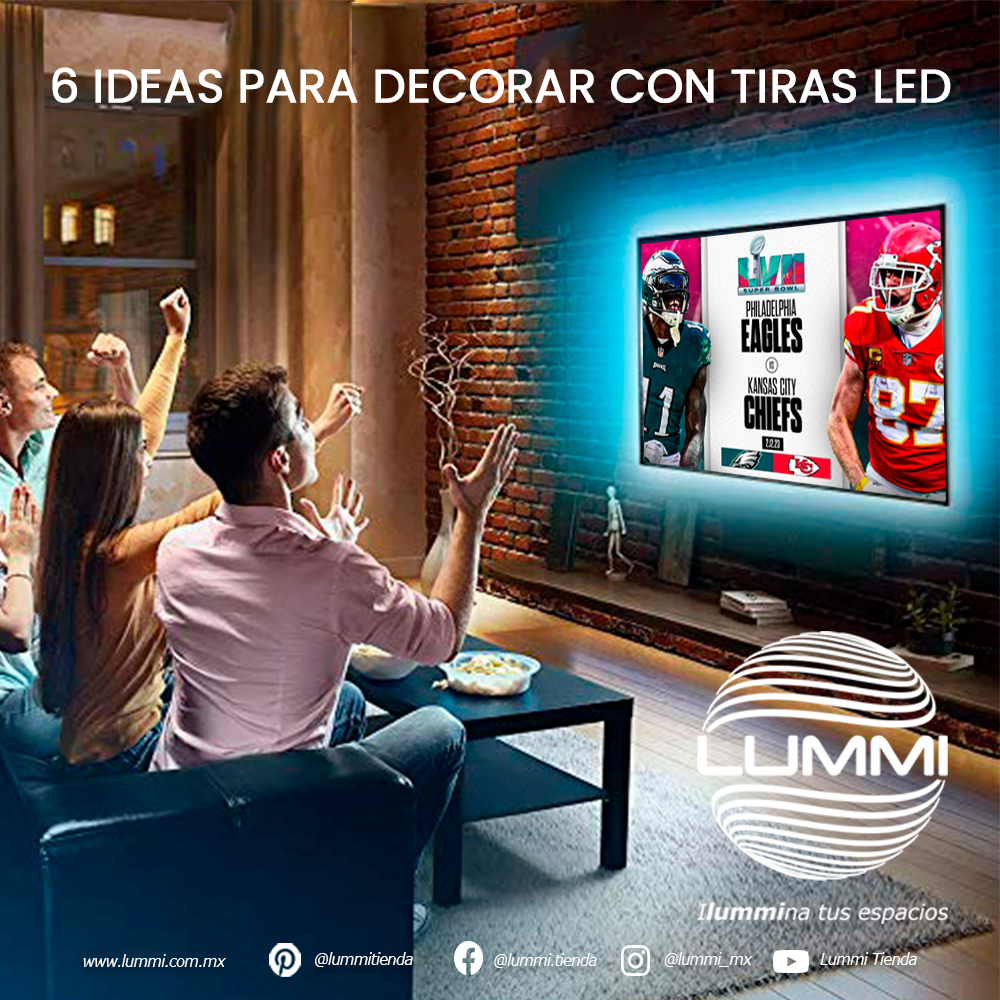 6 IDEAS PARA DECORAR CON TIRAS LED