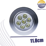 Luminaria LED 7W dirigible/empotrable (ALUX7/BC)