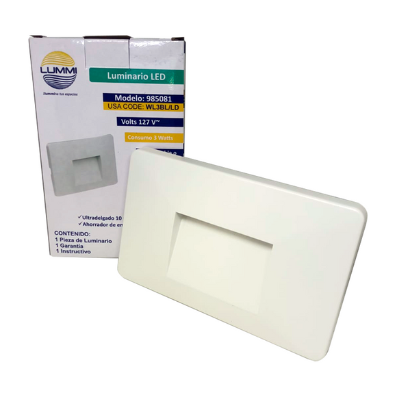 Luminario de cortesía 3W (WL3BL/LD)