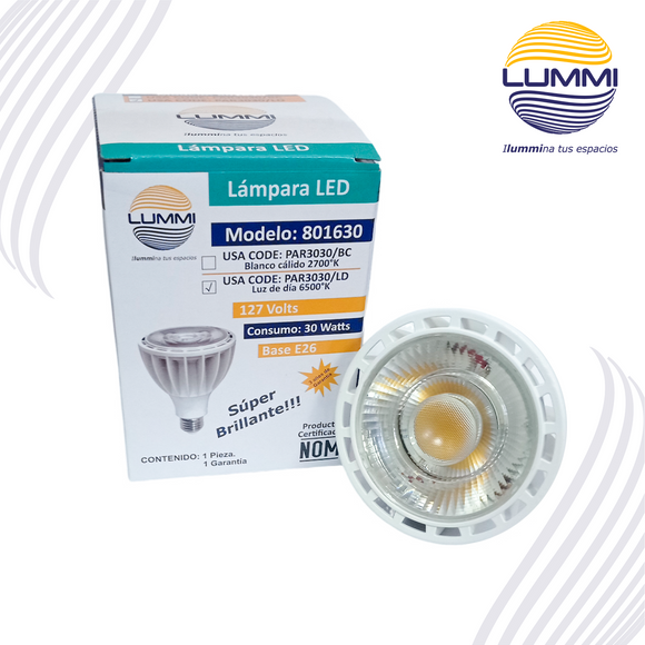 LÁMPARA LED SÚPER BRILLANTE TIPO PAR (PAR3030/LD)
