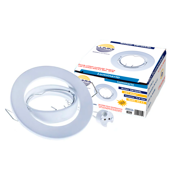 Luminario de empotrar para MR16  (EM1005/BL)