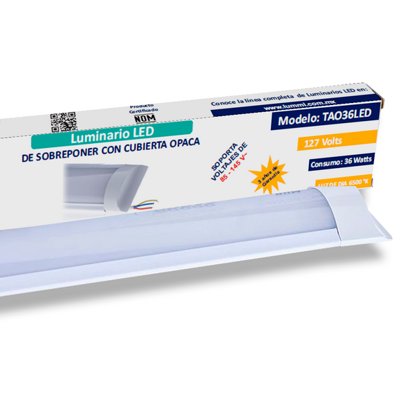 Luminario LED tipo barra 36W (TAO36LED)