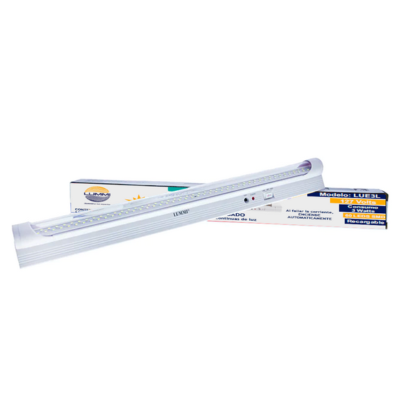 Lámpara de emergencia ultradelgada LED 3W (LUE3L)