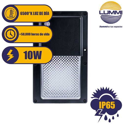 Arbotante de LED  10W con fotocelda (WL10LED)