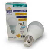 Lámpara A60 LED 3 tonos de color (A603CCT9)