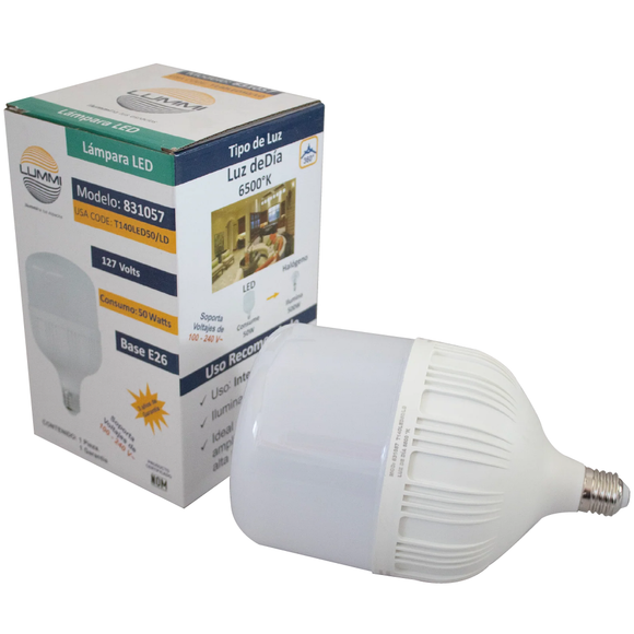 Lámpara LED tipo bala T150 de 60W (T150LED60/BC)