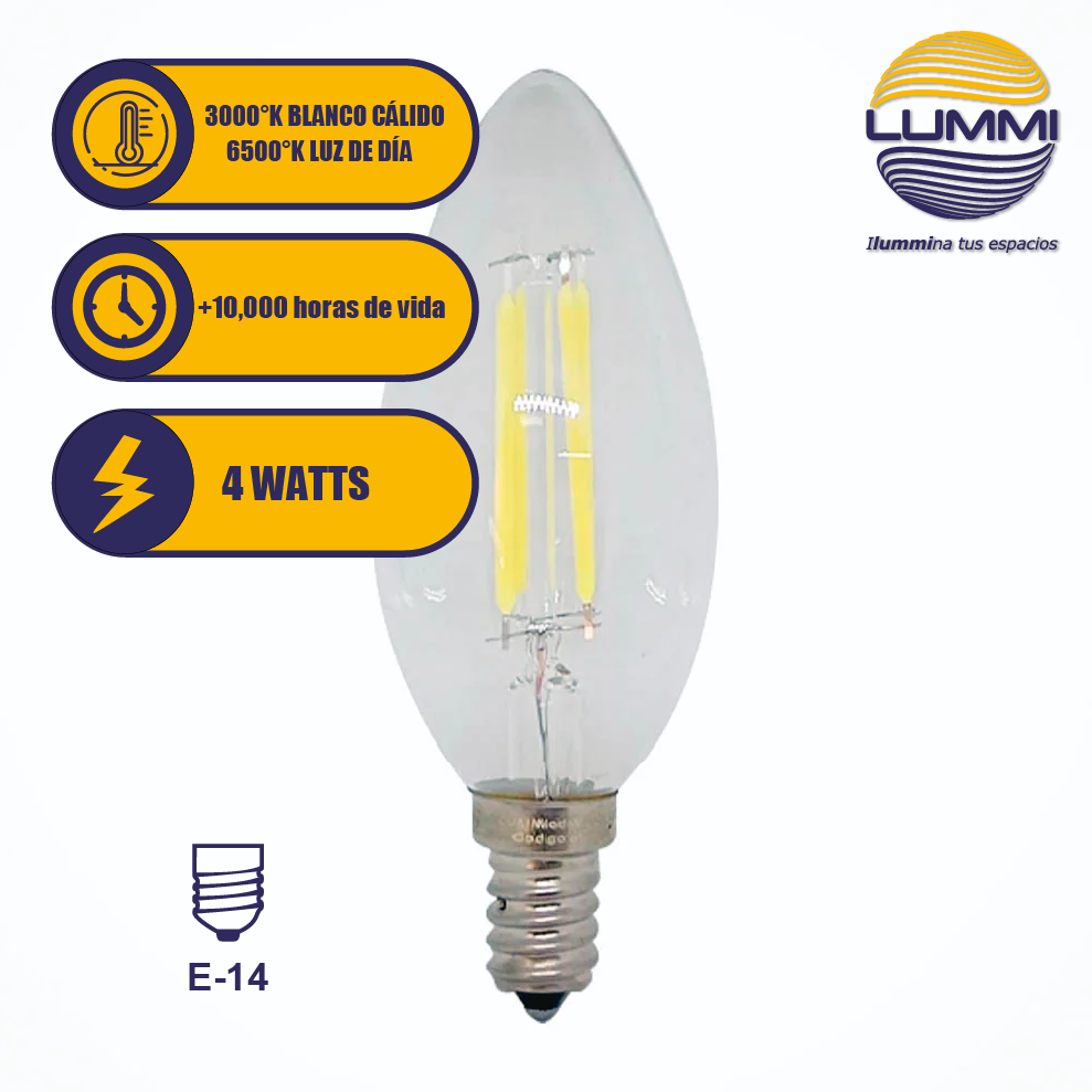 VELA Filamento Dimeable E14 (VEDIM4E14)