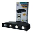 Arbotante de pared de 10W - 8 luces (1374)