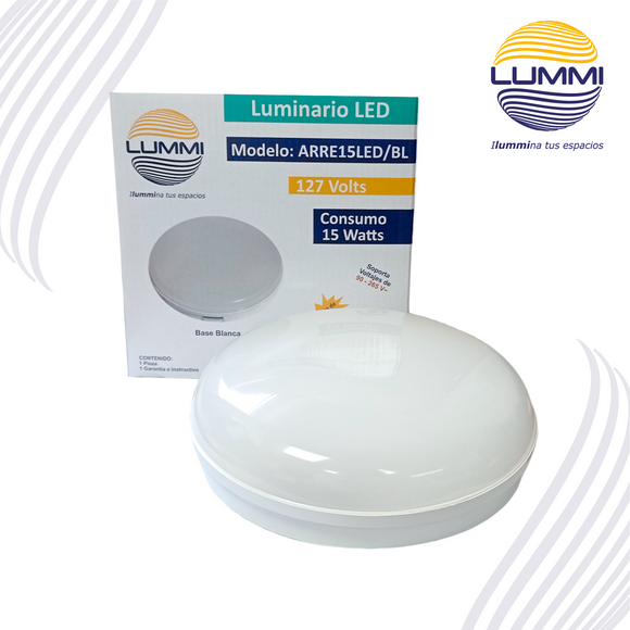 ARBOTANTE LED REDONDO BLANCO (ARRE15LED/BL)