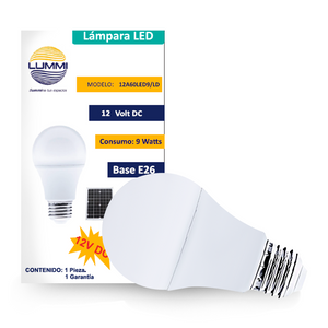 Foco LED 9W para panel solar (12A60LED9/LD)