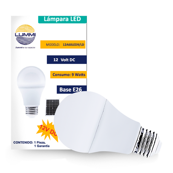 A60LED6/BLB — Foco LED A60 de luz negra en 6W modelo A60LED6/BLB marca  Lummi - Comercial Eléctrica