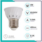 Lampara LED de luz negra 4w Mini spot( JDR4BLB )