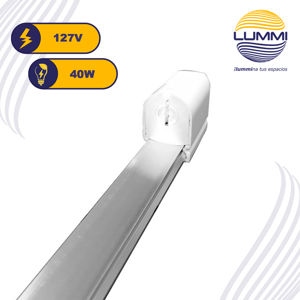 Canaleta Autobalastrada para T8 y T12  (CAN40)