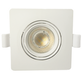 Luminaria LED dirigible de empotrar cuadrada de 7W (1612)