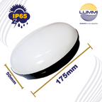 ARBOTANTE LED REDONDO NEGRO (ARRE15LED/NE)