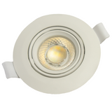 Luminaria LED dirigible de empotrar redonda de 7W (1610)