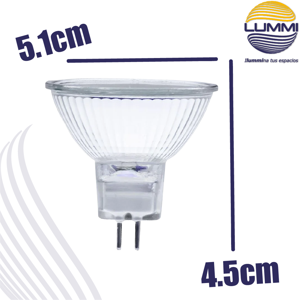 Foco Halógeno MR16 GX5.3 50W (EXNC)
