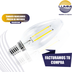 Foco tipo vela filamento LED (VEFILED4E14/LD)
