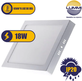 Panel cuadrado de LEDS para sobreponer (CUT18/LD)