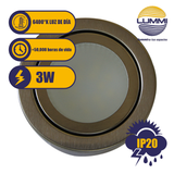 Luminario tipo corcholata (EM3LED/SA)