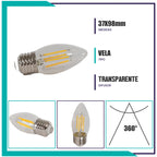 VELA Filamento Dimeable E26 (VEDIM4E26/LD)
