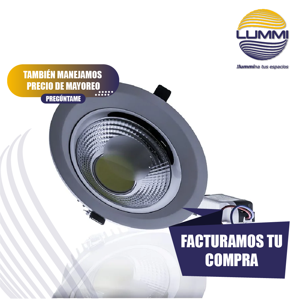 Luminaria LED 20W  para empotrar (COBY20/LD)