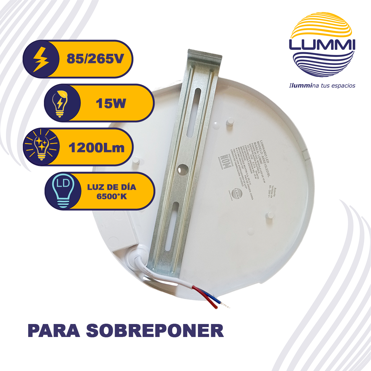 ARBOTANTE LED REDONDO BLANCO (ARRE15LED/BL)