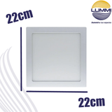Panel cuadrado de LEDS para sobreponer (CUT18/LD)