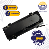 Luminaria LED empotrable con distribución telescópica de 26W (1424)