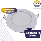 Luminaria circular LED  Ultradelgado para empotrar 7W (MP7)