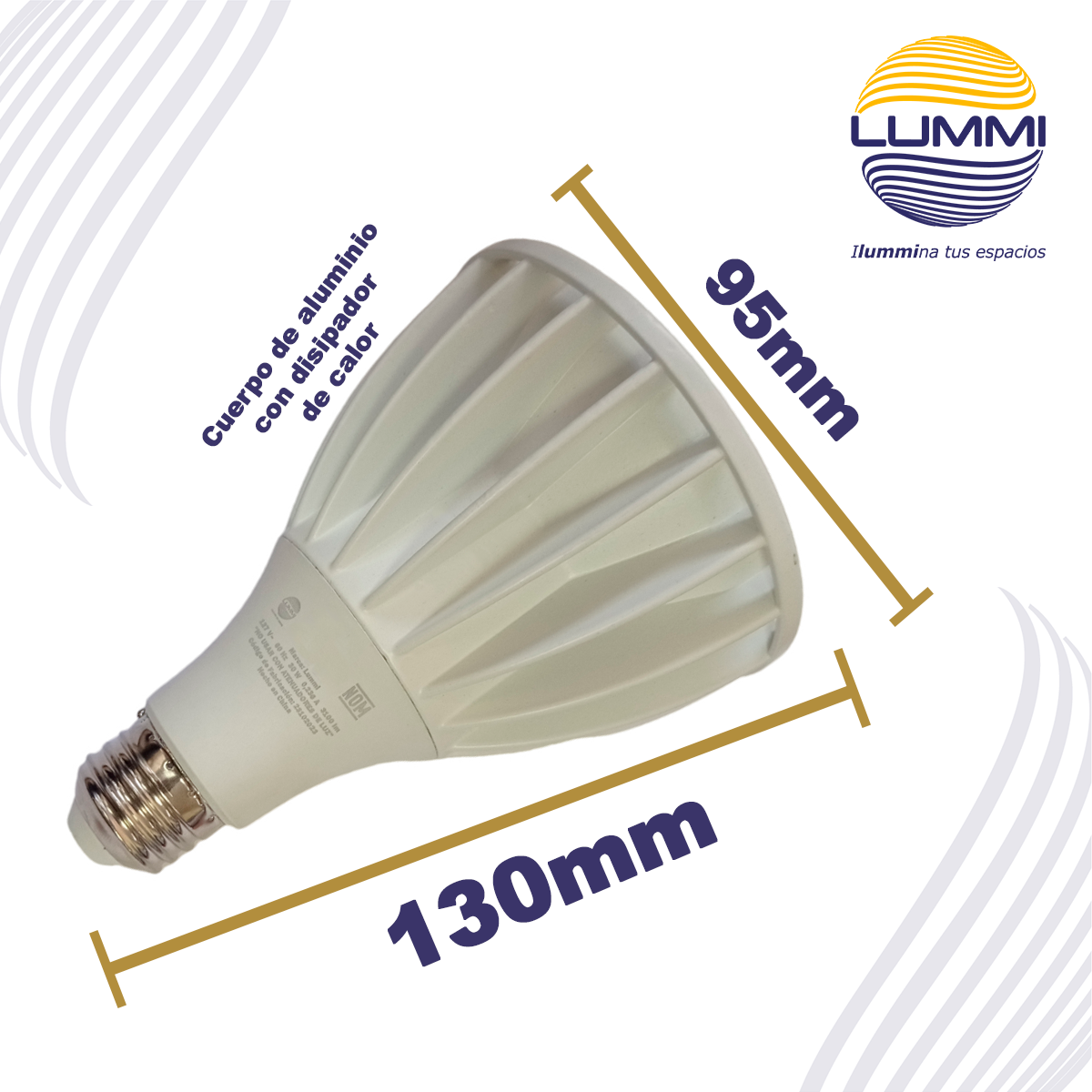 LÁMPARA LED SÚPER BRILLANTE TIPO PAR (PAR3030/BC)