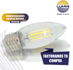 Foco tipo vela LED E26 (VEFILED4E26/LD)