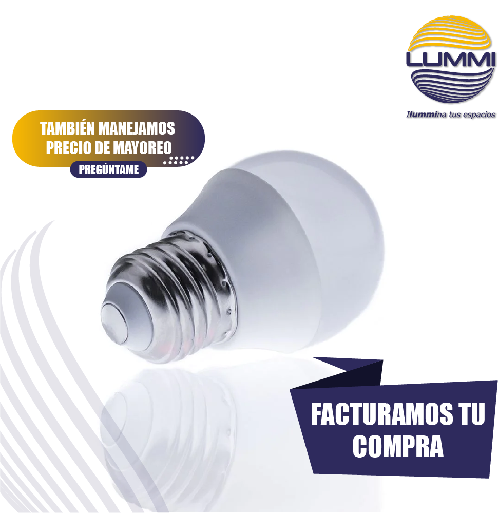 Foco Led tipo anuncio  ( G45SMD5/COL)