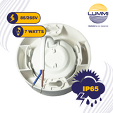 Luminario LED de sobreponer dirigible blanco de 7W (1501)