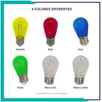 Lámpara tipo bombilla de filamento LED (S14LED)