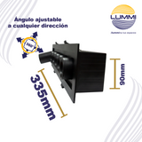 Luminaria LED empotrable con distribución telescópica de 40W (1436)