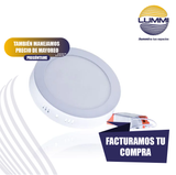 Panel circular de LEDS para sobreponer (SOLE8/LD)
