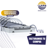 Luminario con rejillas con tira de LEDS (LULED2X9R)