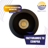 Luminario LED de sobreponer tipo spot de 7W Negro (1702)