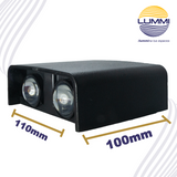 Arbotante de pared de 5W - 4 luces (1372)
