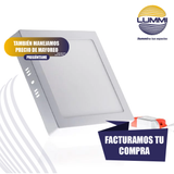 Panel cuadrado de LEDS para sobreponer (CUT18/LD)