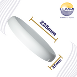 Luminaria LED de empotrar o sobreponer 18W BLANCO (EMSMD18/BL)